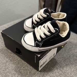 Converse Kids Black and White Sneakers